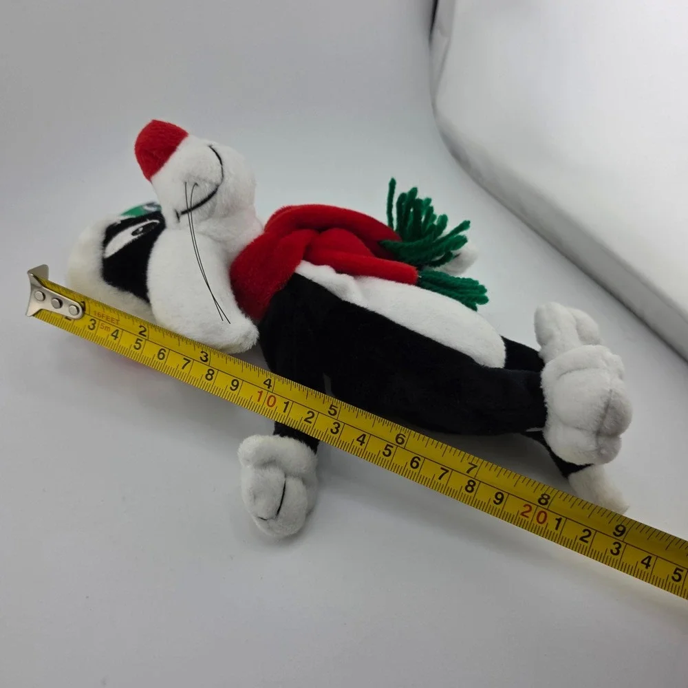 Warner Bros Sylvester‎ Santa Bean Bag Plush Vintage 1998 NWT